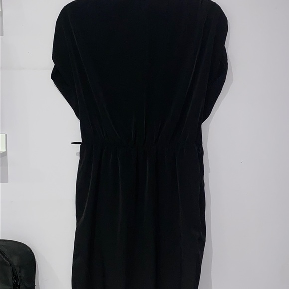 Black Low Cut Dress - Picture 3 of 4